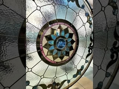 8 مم الكنيسة المعمارية الزجاج الملون لوحات نافذة الفن الزجاج الزخرفية نمط مخصص