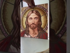 خفف من الزجاج الفني