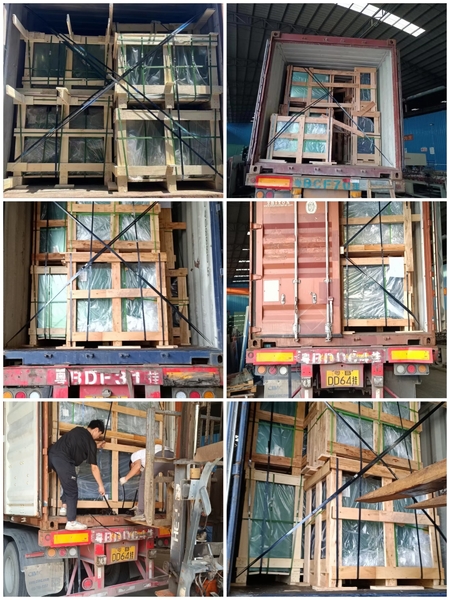 foshan nanhai ruixin glass co., ltd خط إنتاج المصنع